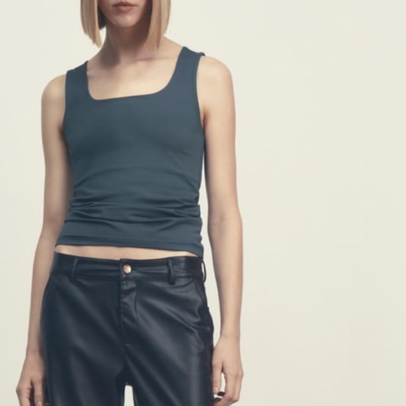 Zara ELASTIC TOP WITH WIDE STRAPS - Picture 5 of 12